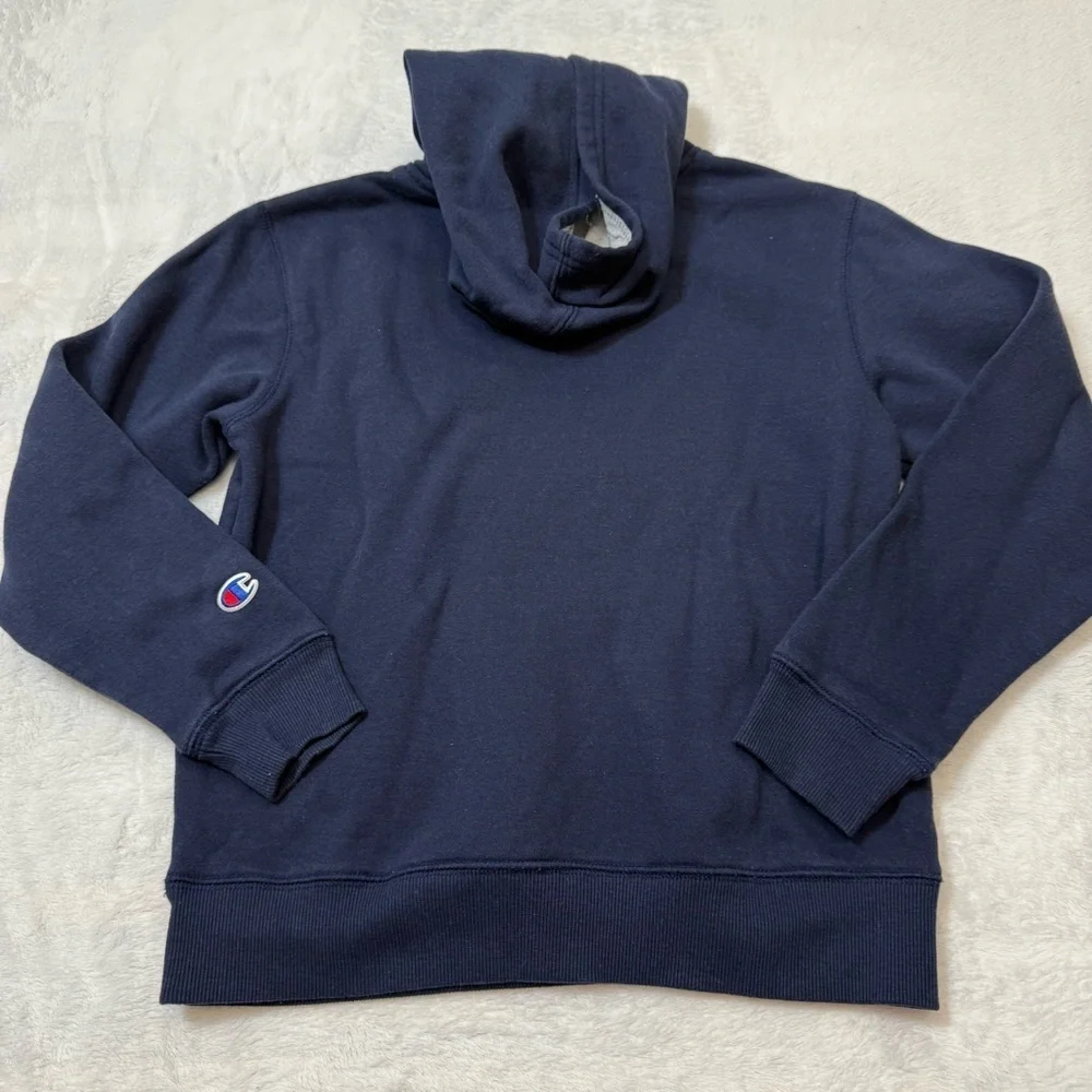 Kids Champion Navy Blue Hoodie
